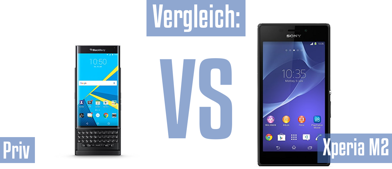 Blackberry Priv und Blackberry Priv im Vergleichstest