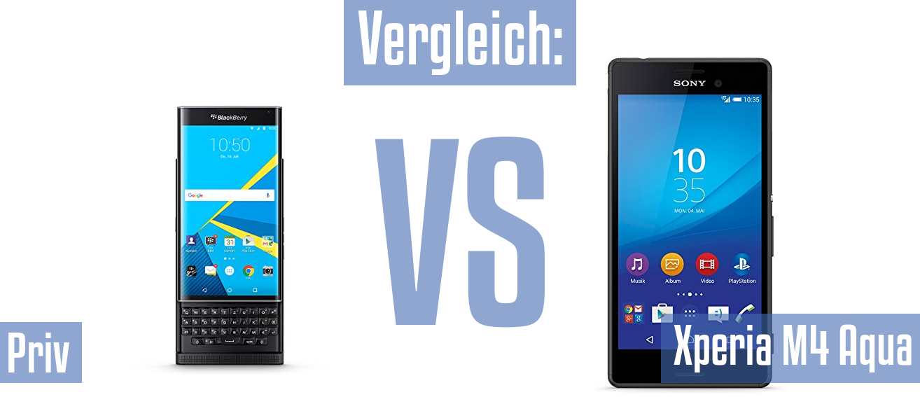 Blackberry Priv und Blackberry Priv im Vergleichstest