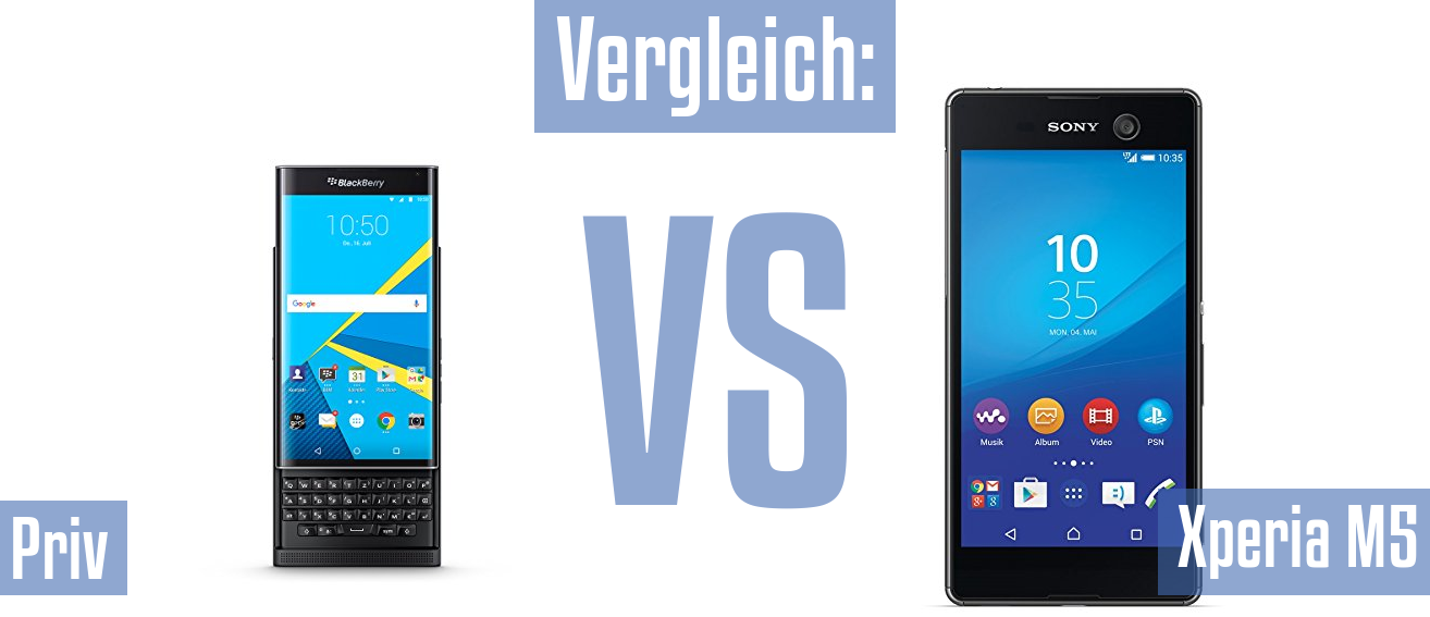 Blackberry Priv und Blackberry Priv im Vergleichstest