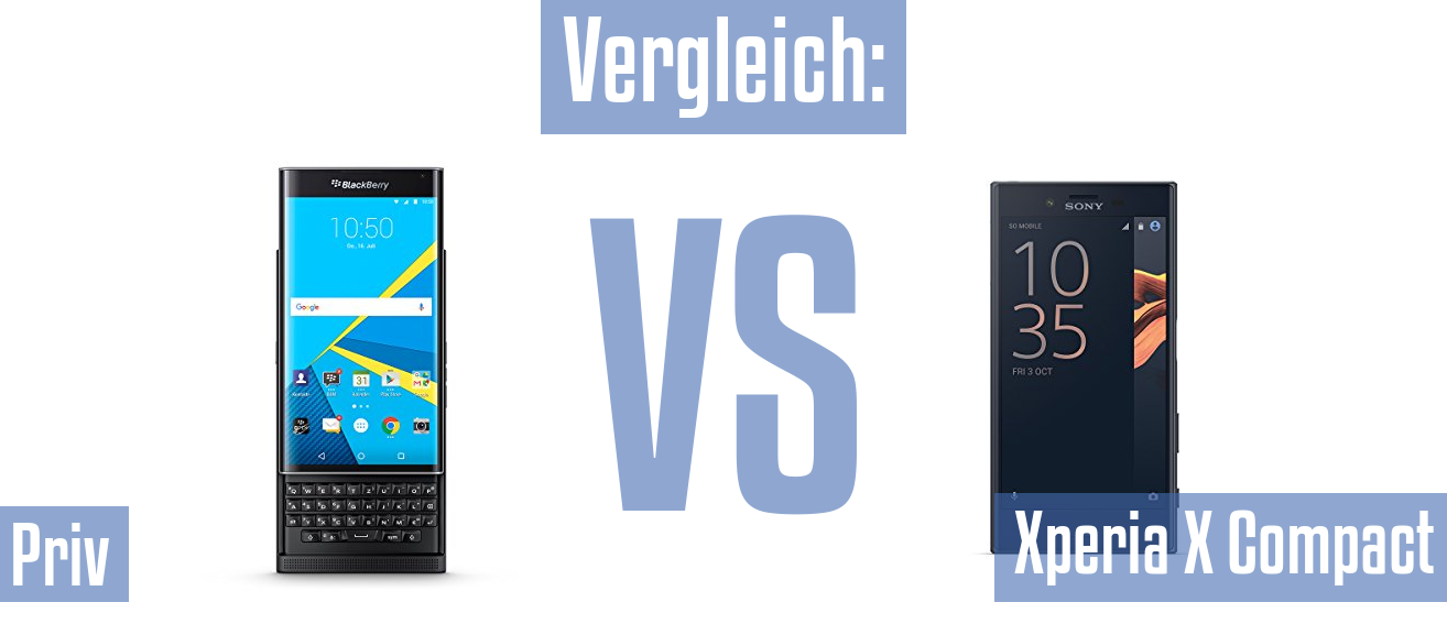 Blackberry Priv und Blackberry Priv im Vergleichstest