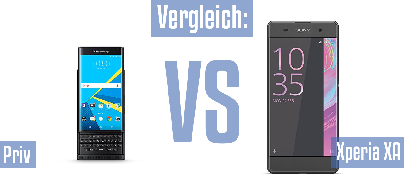 Blackberry Priv und Blackberry Priv im Vergleichstest