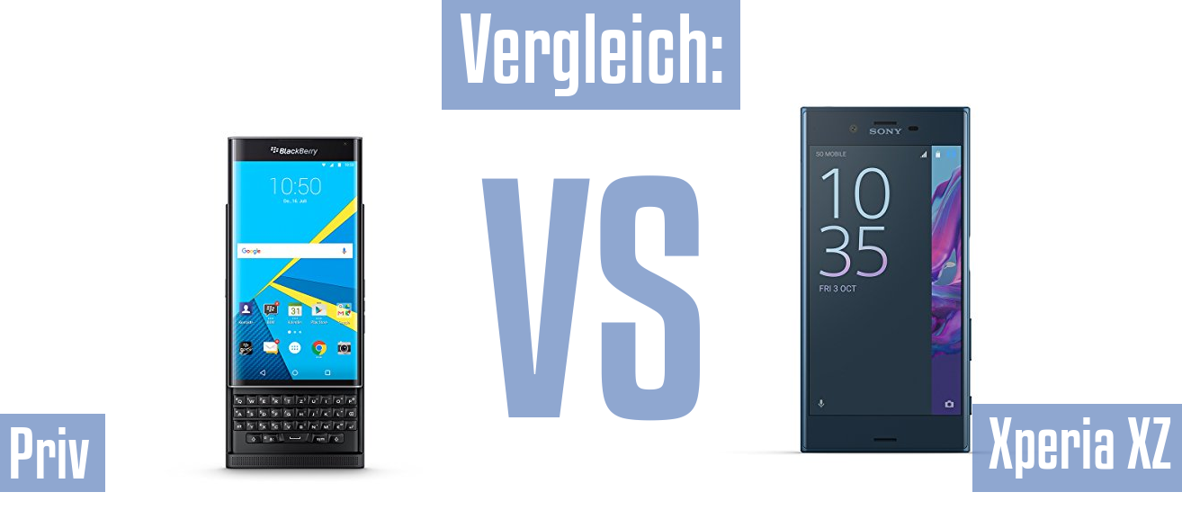 Blackberry Priv und Blackberry Priv im Vergleichstest