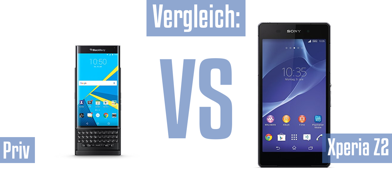 Blackberry Priv und Blackberry Priv im Vergleichstest