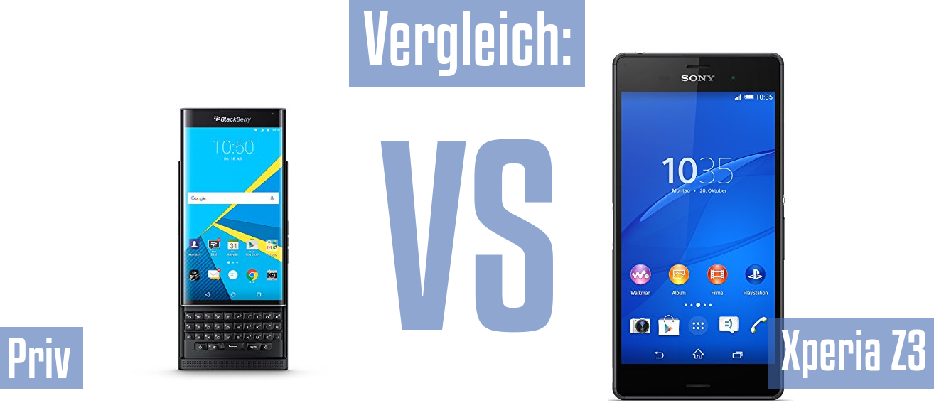 Blackberry Priv und Blackberry Priv im Vergleichstest