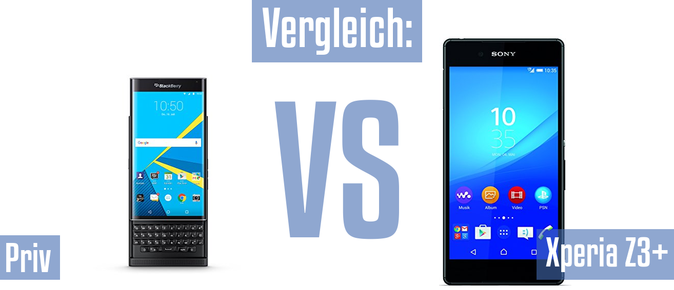 Blackberry Priv und Blackberry Priv im Vergleichstest