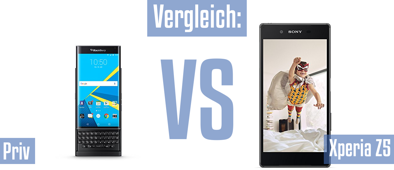 Blackberry Priv und Blackberry Priv im Vergleichstest