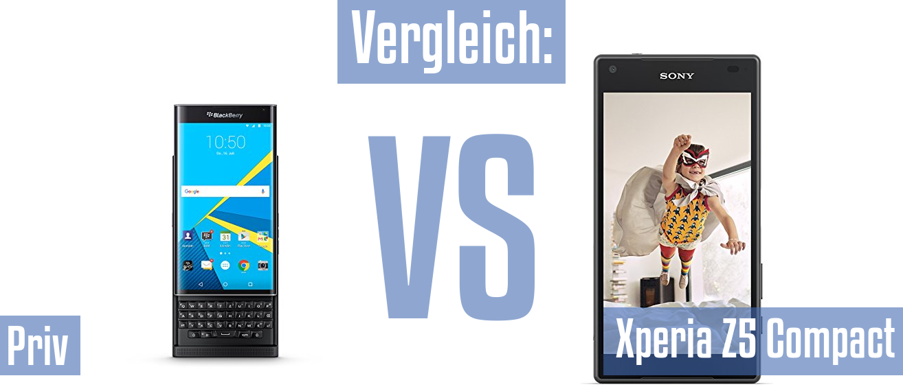 Blackberry Priv und Blackberry Priv im Vergleichstest