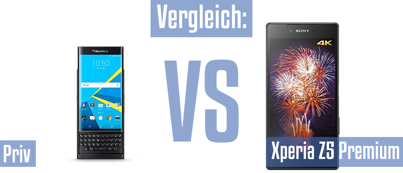 Blackberry Priv und Blackberry Priv im Vergleichstest