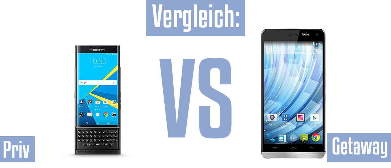 Blackberry Priv und Blackberry Priv im Vergleichstest