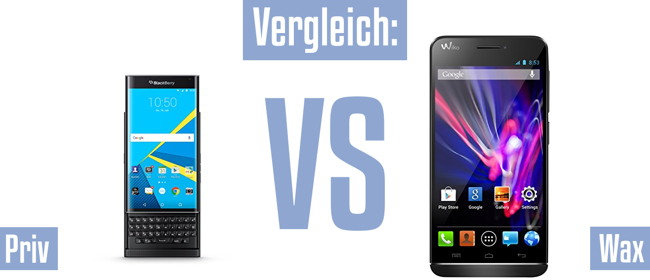 Blackberry Priv und Blackberry Priv im Vergleichstest