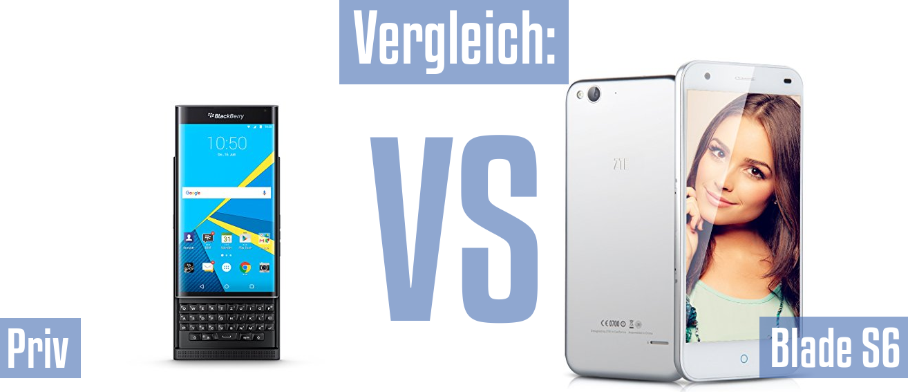 Blackberry Priv und Blackberry Priv im Vergleichstest