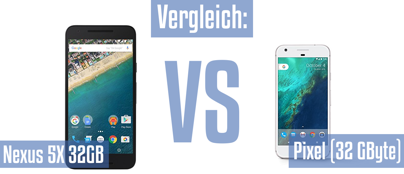 Google Nexus 5X 32GB und Google Nexus 5X 32GB im Vergleichstest