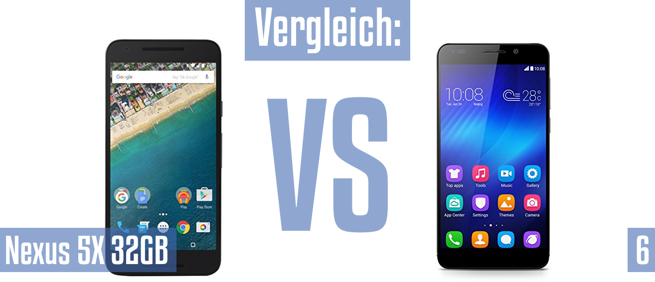 Google Nexus 5X 32GB und Google Nexus 5X 32GB im Vergleichstest