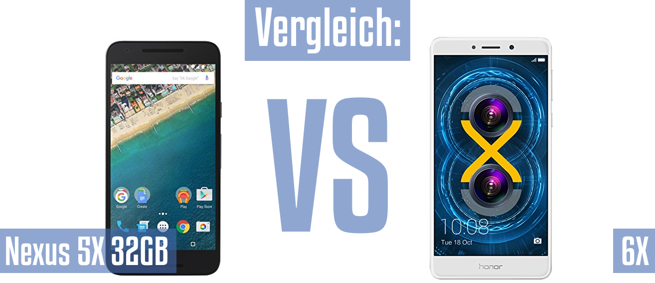 Google Nexus 5X 32GB und Google Nexus 5X 32GB im Vergleichstest