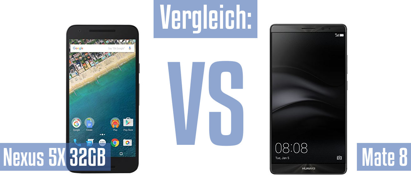 Google Nexus 5X 32GB und Google Nexus 5X 32GB im Vergleichstest