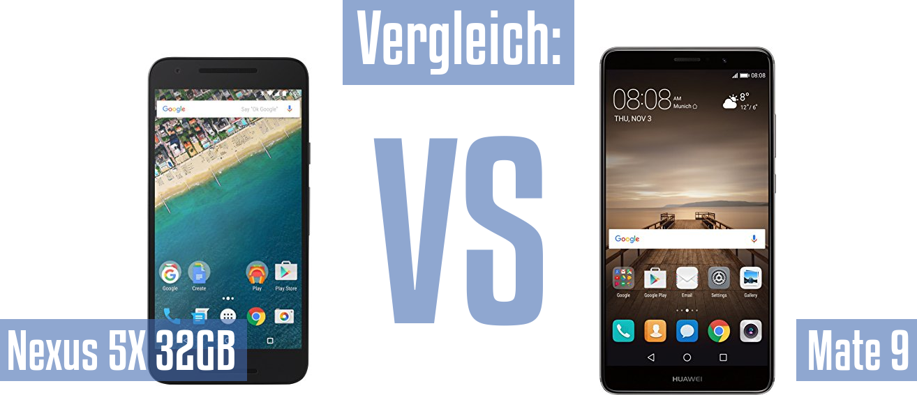 Google Nexus 5X 32GB und Google Nexus 5X 32GB im Vergleichstest