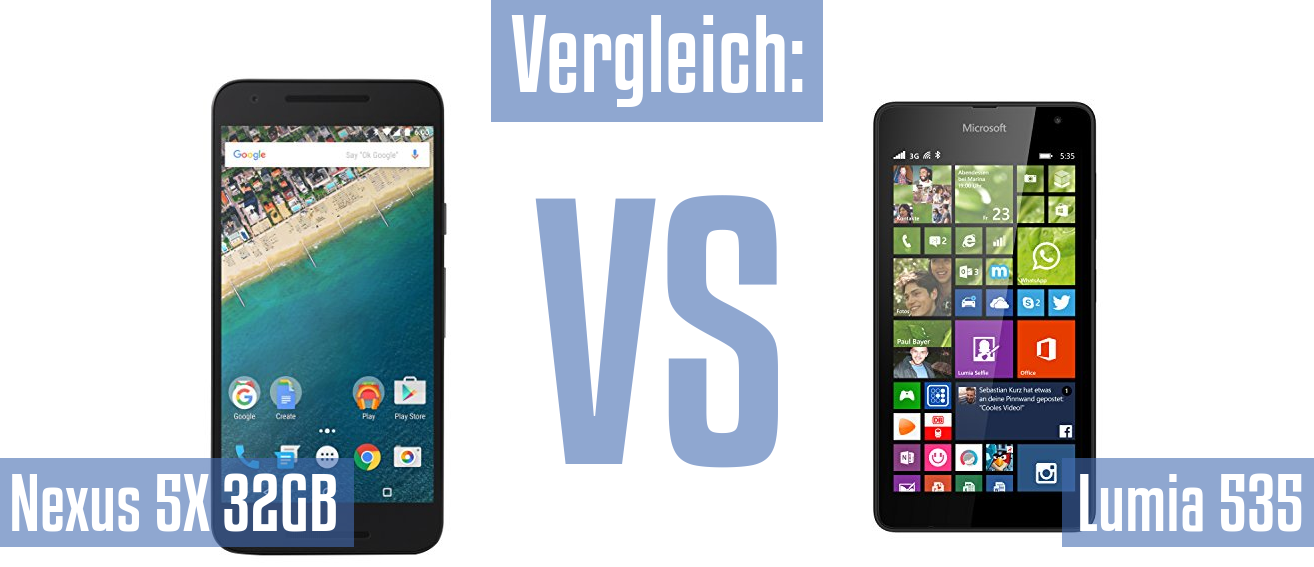 Google Nexus 5X 32GB und Google Nexus 5X 32GB im Vergleichstest