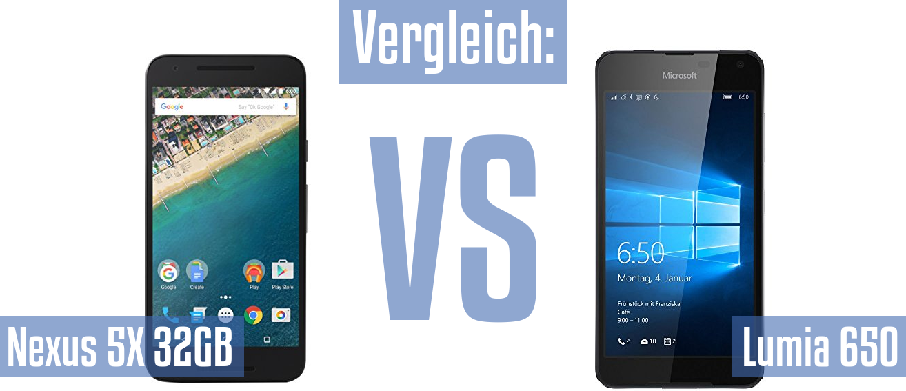 Google Nexus 5X 32GB und Google Nexus 5X 32GB im Vergleichstest