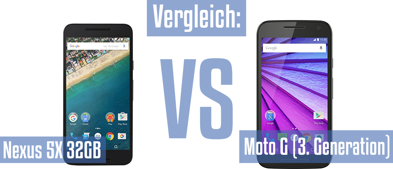 Google Nexus 5X 32GB und Google Nexus 5X 32GB im Vergleichstest
