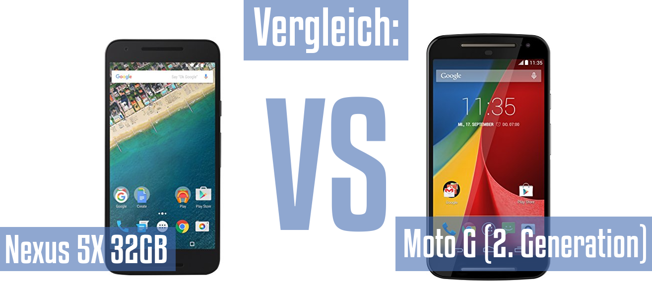 Google Nexus 5X 32GB und Google Nexus 5X 32GB im Vergleichstest
