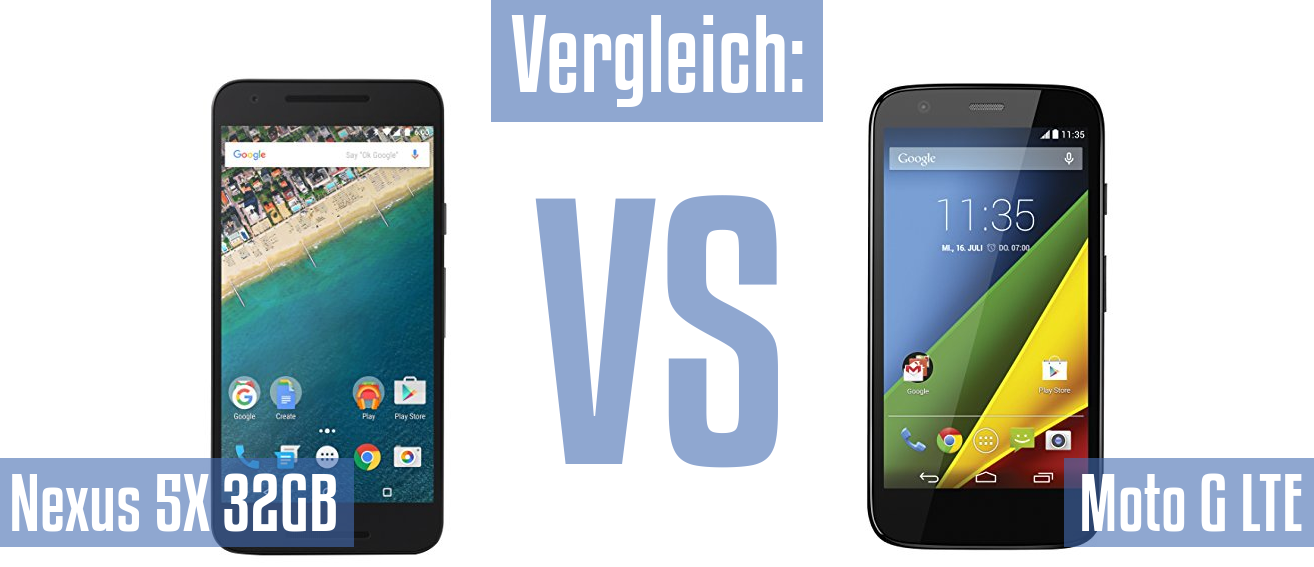 Google Nexus 5X 32GB und Google Nexus 5X 32GB im Vergleichstest