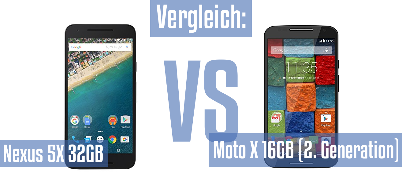 Google Nexus 5X 32GB und Google Nexus 5X 32GB im Vergleichstest