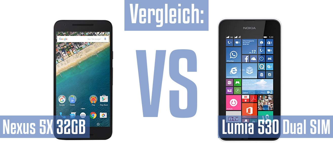 Google Nexus 5X 32GB und Google Nexus 5X 32GB im Vergleichstest