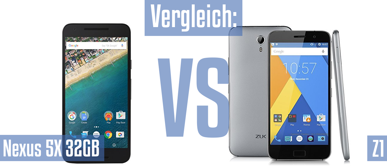 Google Nexus 5X 32GB und Google Nexus 5X 32GB im Vergleichstest