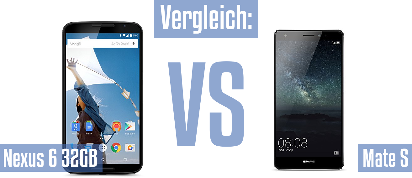 Google Nexus 6 32GB und Google Nexus 6 32GB im Vergleichstest