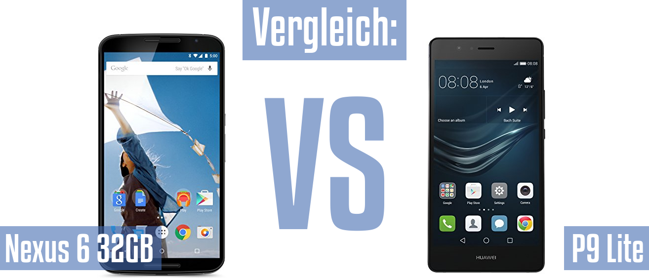 Google Nexus 6 32GB und Google Nexus 6 32GB im Vergleichstest