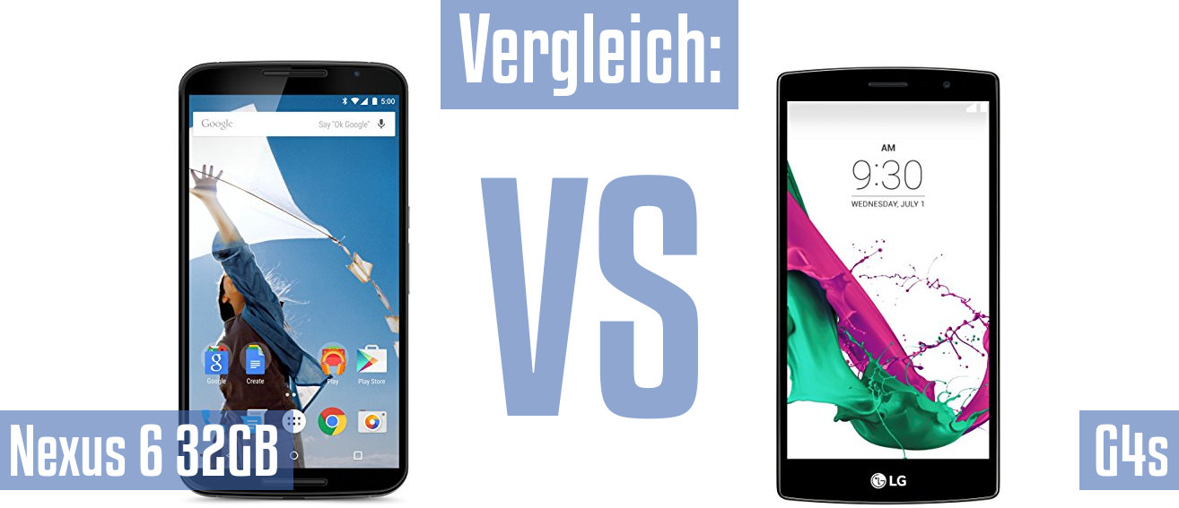 Google Nexus 6 32GB und Google Nexus 6 32GB im Vergleichstest