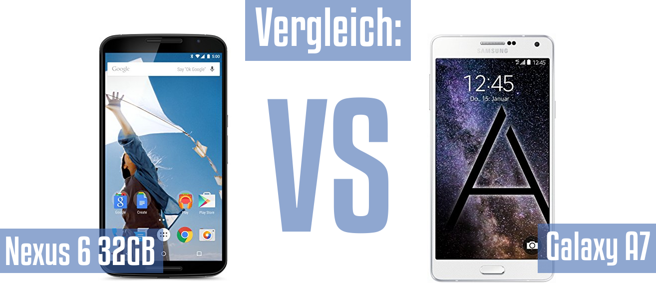 Google Nexus 6 32GB und Google Nexus 6 32GB im Vergleichstest