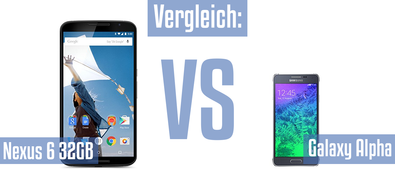 Google Nexus 6 32GB und Google Nexus 6 32GB im Vergleichstest