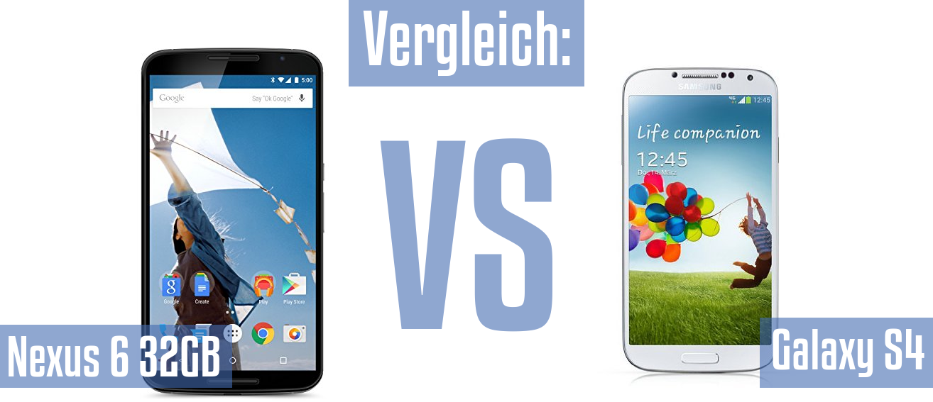 Google Nexus 6 32GB und Google Nexus 6 32GB im Vergleichstest