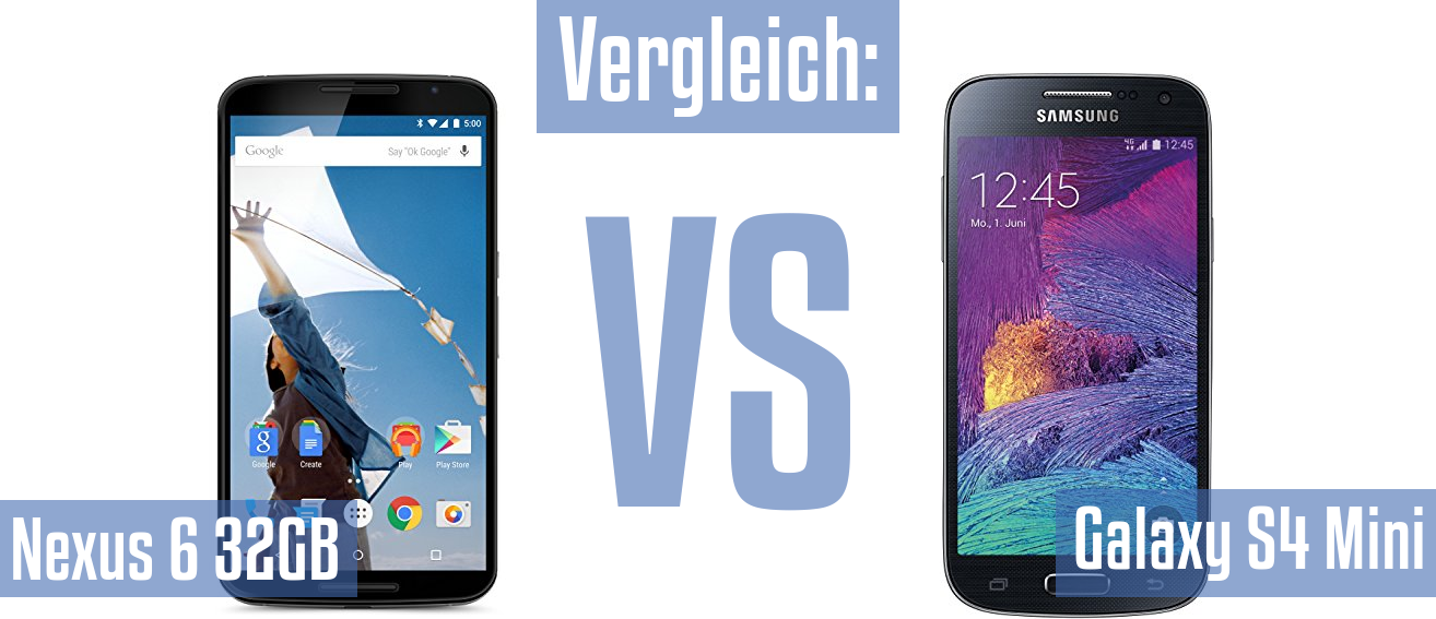 Google Nexus 6 32GB und Google Nexus 6 32GB im Vergleichstest