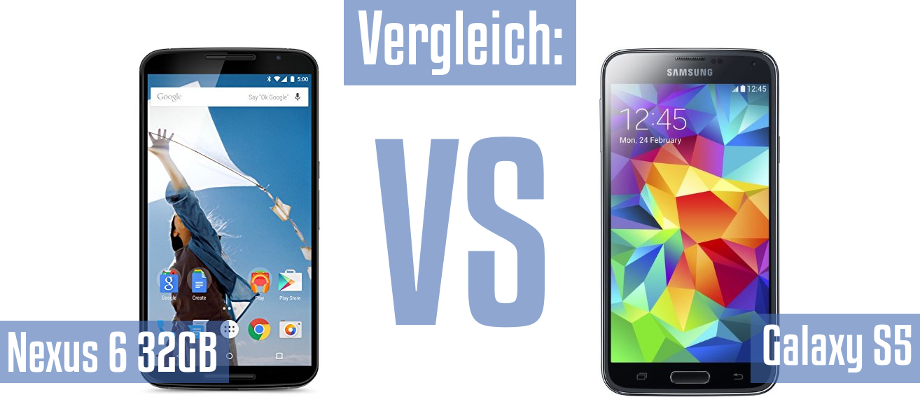 Google Nexus 6 32GB und Google Nexus 6 32GB im Vergleichstest