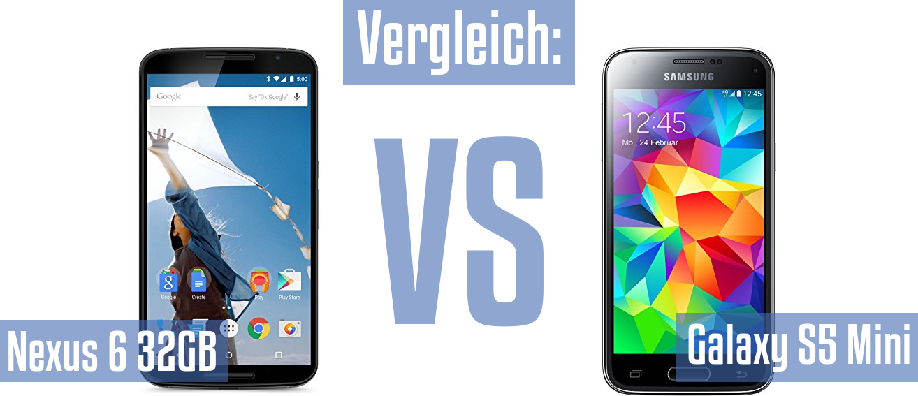 Google Nexus 6 32GB und Google Nexus 6 32GB im Vergleichstest