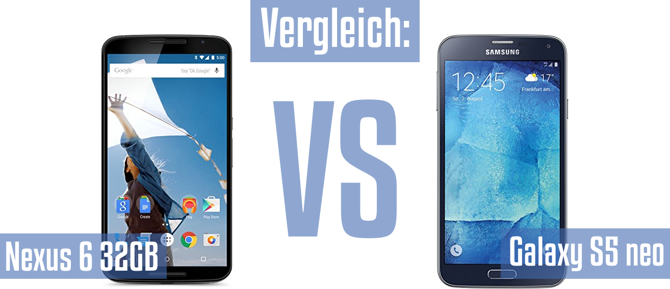 Google Nexus 6 32GB und Google Nexus 6 32GB im Vergleichstest