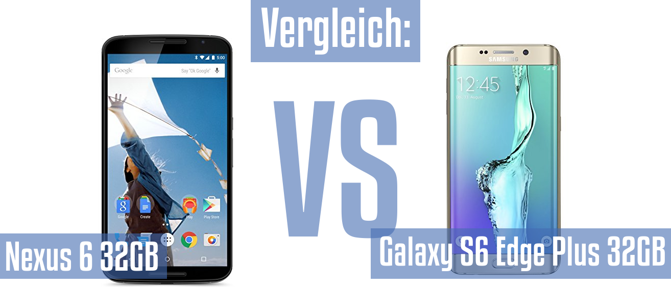 Google Nexus 6 32GB und Google Nexus 6 32GB im Vergleichstest