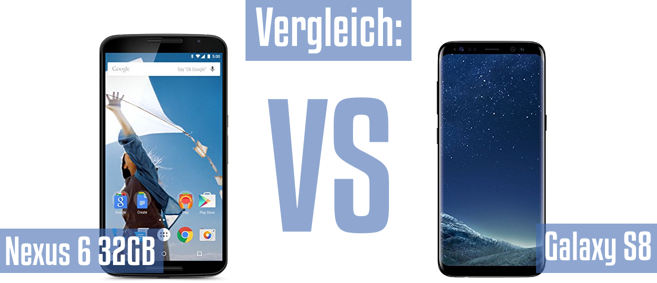 Google Nexus 6 32GB und Google Nexus 6 32GB im Vergleichstest