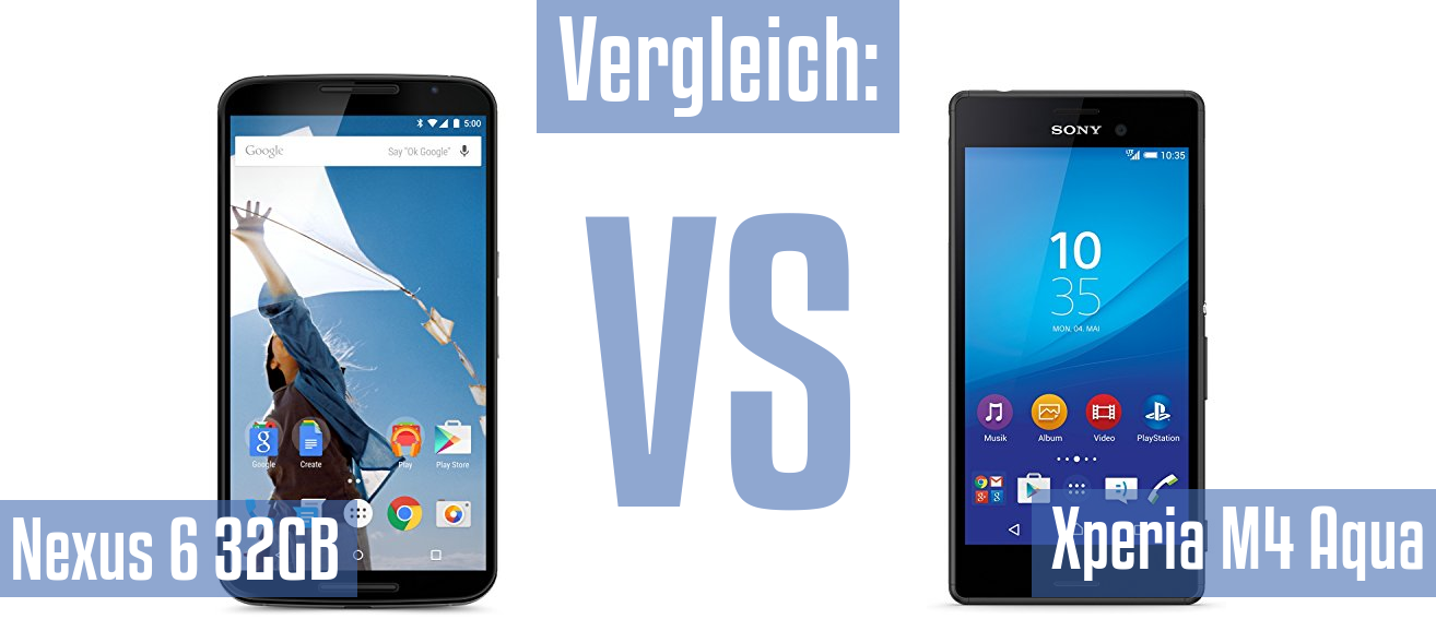 Google Nexus 6 32GB und Google Nexus 6 32GB im Vergleichstest