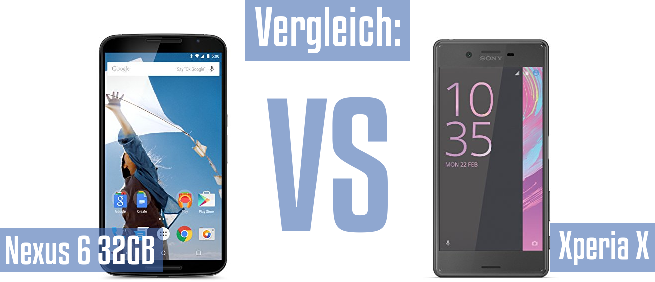 Google Nexus 6 32GB und Google Nexus 6 32GB im Vergleichstest