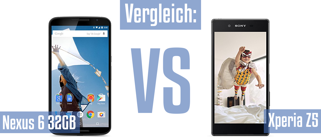 Google Nexus 6 32GB und Google Nexus 6 32GB im Vergleichstest