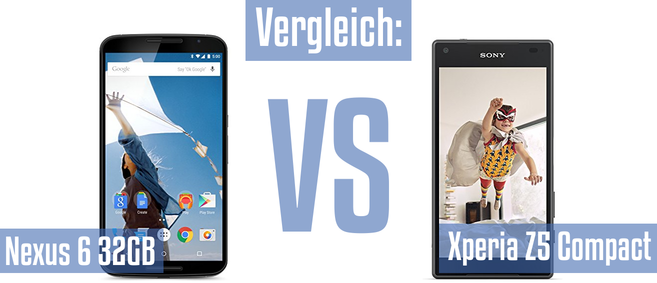 Google Nexus 6 32GB und Google Nexus 6 32GB im Vergleichstest