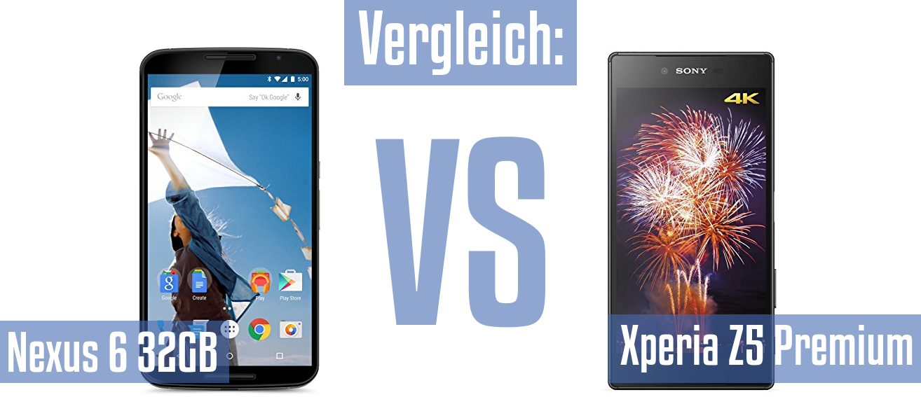 Google Nexus 6 32GB und Google Nexus 6 32GB im Vergleichstest