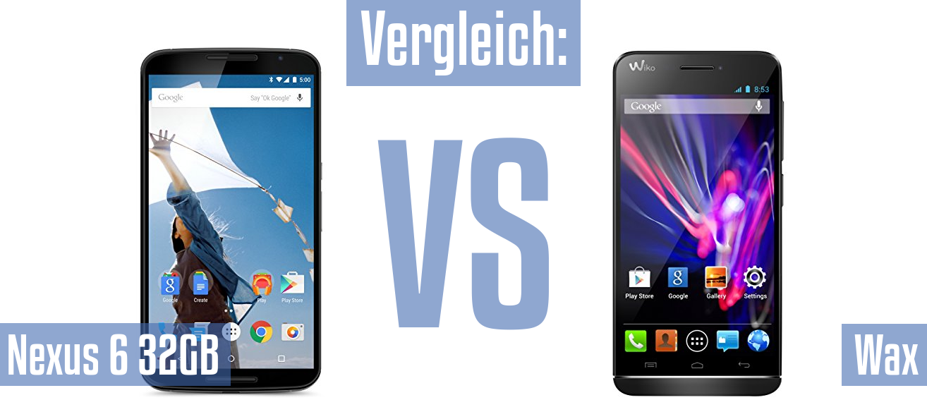 Google Nexus 6 32GB und Google Nexus 6 32GB im Vergleichstest