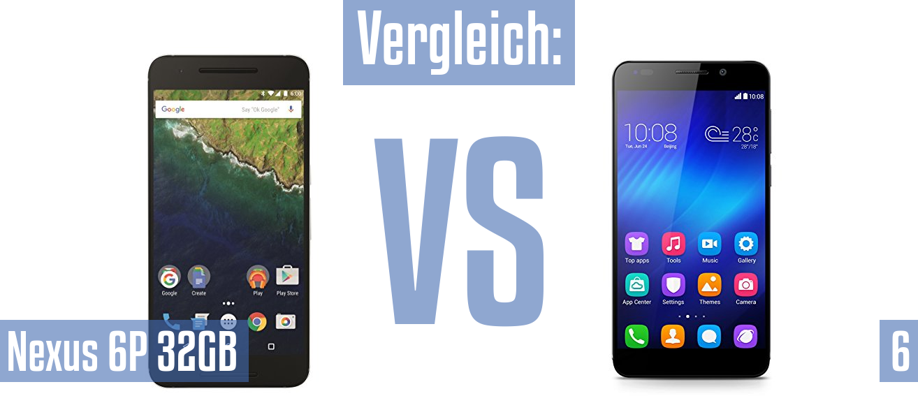 Google Nexus 6P 32GB und Google Nexus 6P 32GB im Vergleichstest