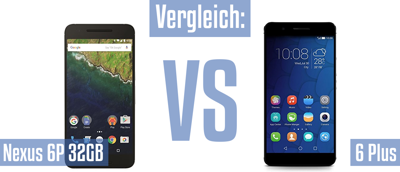 Google Nexus 6P 32GB und Google Nexus 6P 32GB im Vergleichstest