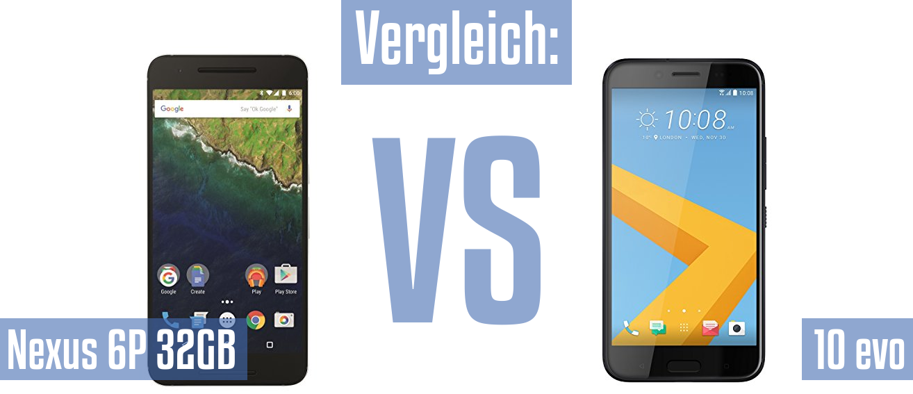 Google Nexus 6P 32GB und Google Nexus 6P 32GB im Vergleichstest