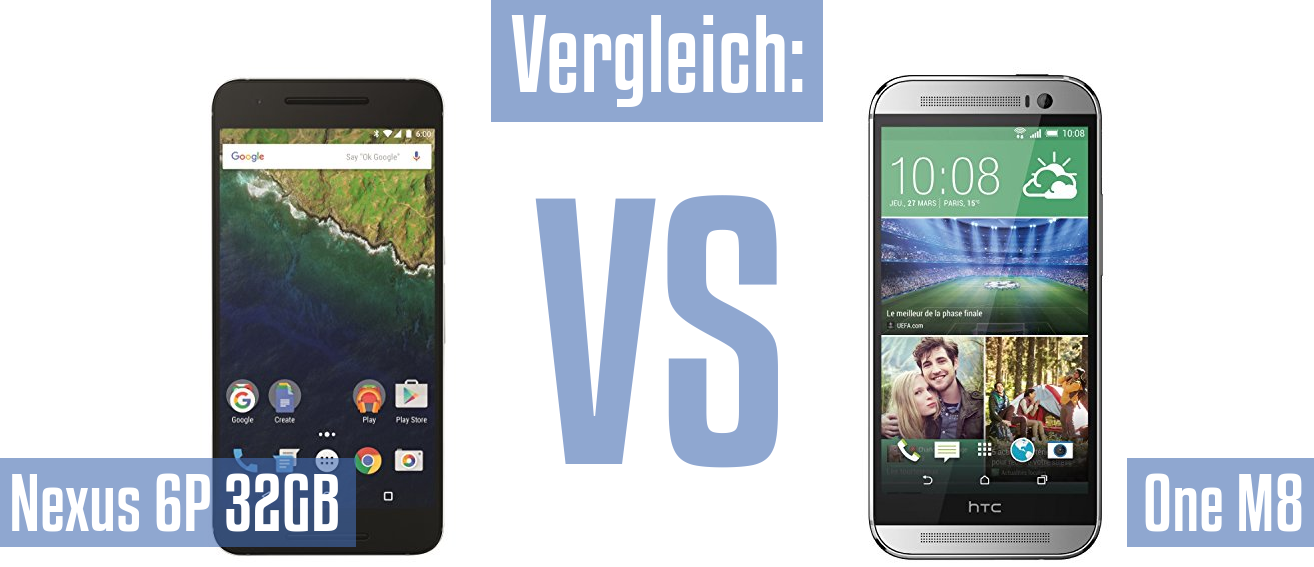 Google Nexus 6P 32GB und Google Nexus 6P 32GB im Vergleichstest